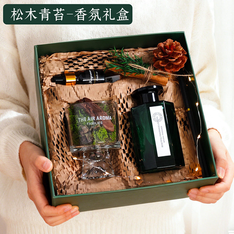 松木青苔香氛礼盒 森系无火香薰香薰礼物扩香摆件家用香薰伴手礼,淘宝优惠券,粉丝福利购,淘宝优惠卷