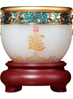 琉璃招财复古客厅开业装饰品定制