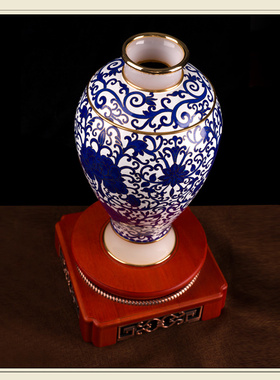 景泰蓝花瓶送朋友高级礼物工艺品