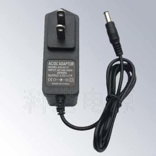 4.5V1A开关电源适配器  CD机4.5V1000mA圆/扁脚 中/美/欧/英规 C - 图0