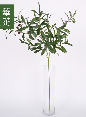 晶华仿真果实室内装饰品橄榄枝