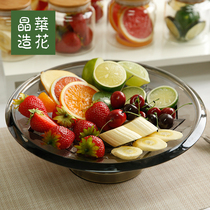 Crystal Hua Emulation Fruit Slices Strawberry Apple Lemon Slices Fake Lettule Painting Room Kitchen Cabinet Decoration Shooting Props