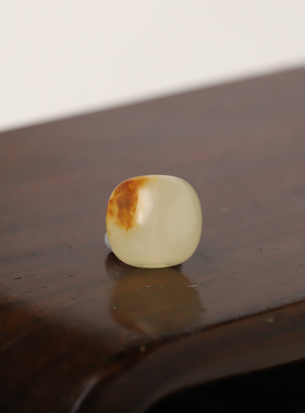 12mm红皮单珠天然新疆和田玉籽料红皮玉珠散珠手串配珠圆珠顶珠