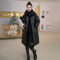 Henning Fashion Casual Upright Collar Loose Warm Net Red Temperament Lady 100 Hitch Korean Version Autumn Winter Thick Coat