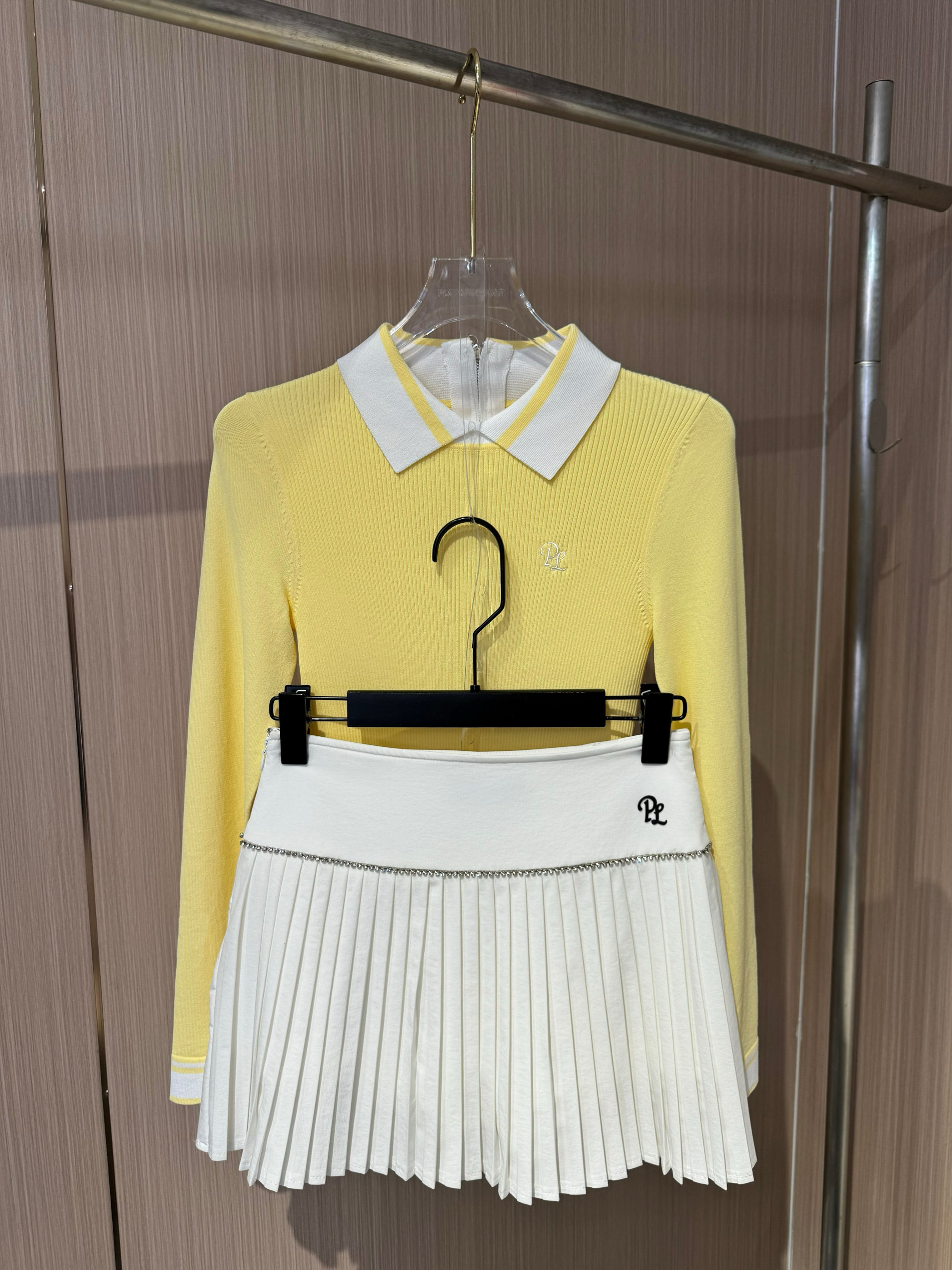 高尔夫服装女秋冬针织高尔夫长袖女套装高尔夫女裙显瘦高尔夫球服,淘宝优惠券,粉丝福利购,淘宝优惠卷