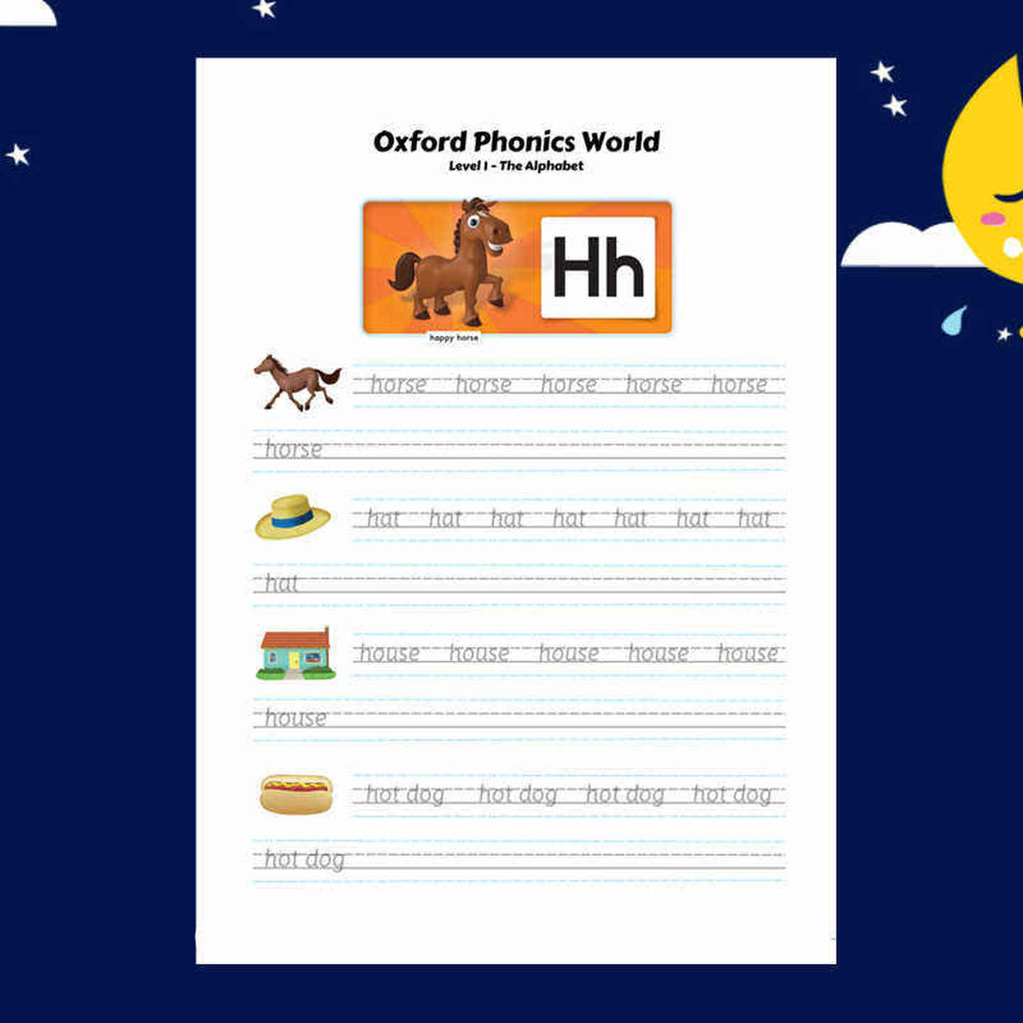 自然拼读描红本一年级儿童phonics英语启蒙单词幼儿园练习作业纸,淘宝优惠券,粉丝福利购,淘宝优惠卷