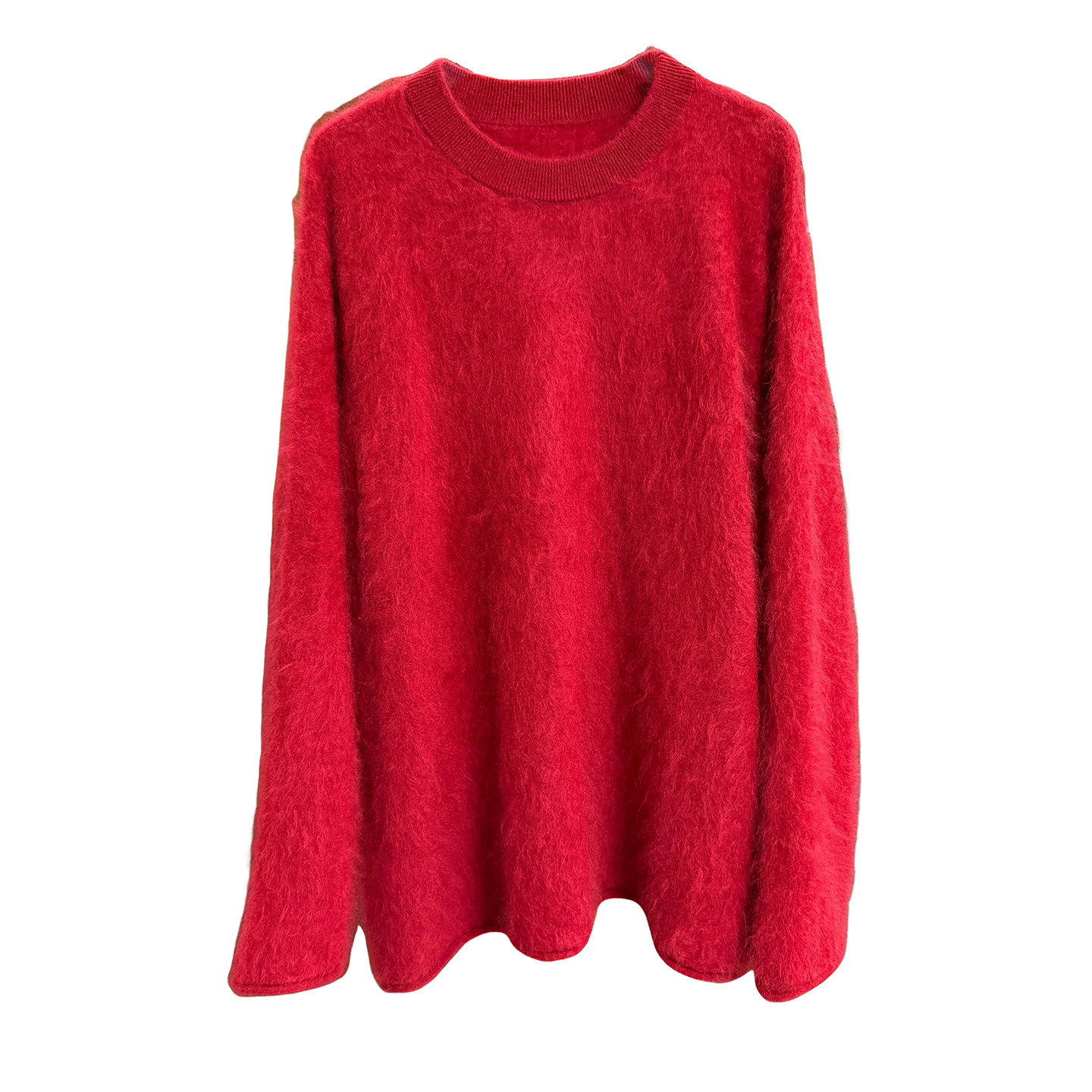 重磅！代厂jin口料！柔糯宽松羊绒圆领针织毛衣女    20250845~JS,淘宝优惠券,粉丝福利购,淘宝优惠卷