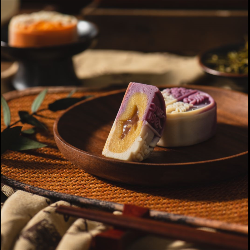 清真冰皮月饼奶黄流心桃山皮茶点散装糕点中秋节礼品团购定制员工