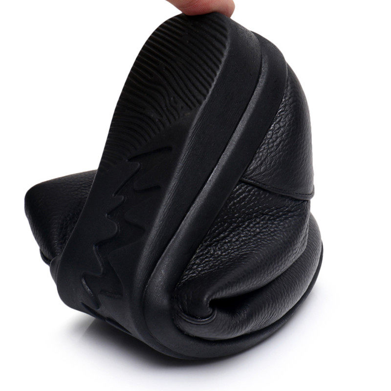 真皮深口单鞋女平底春秋款妈妈鞋软底舒适中年女皮鞋懒人鞋休闲鞋,淘宝优惠券,粉丝福利购,淘宝优惠卷