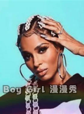 头饰闪钻舞台小辫子欧美风