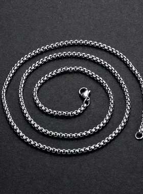 转运珠复古情侣男士十字架吊坠