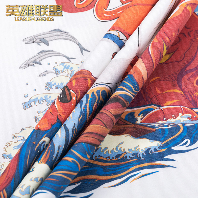 英雄联盟LOL愚人节系列大厨塔姆T恤短袖男女同款游戏周边,淘宝优惠券,粉丝福利购,淘宝优惠卷