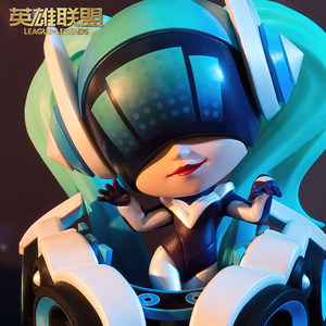 英雄联盟 LOL DJ娑娜手办 人气手办现货返场 游戏周边摆件