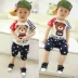 Bộ đồ bé trai tay ngắn 2019 mùa hè mới cho bé mặc 0 quần áo mùa hè cho bé 2 bé 1-3 tuổi phiên bản Hàn Quốc - Phù hợp với trẻ em quần áo trẻ em hàn quốc Phù hợp với trẻ em