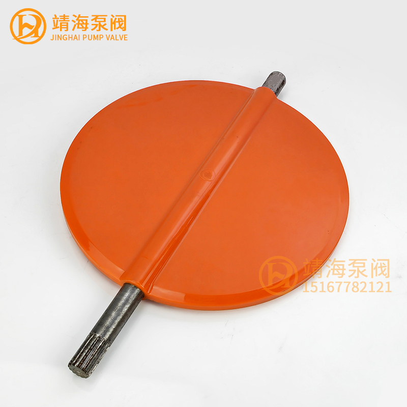 水泥罐气动粉尘蝶阀阀板配件大全dn100 150 200 300阀板250蝶板 - 图1