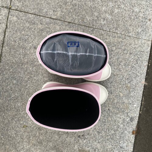 无异味女士男士中高筒防滑水鞋雨天雨鞋天然橡胶防水时尚高颜值 - 图3