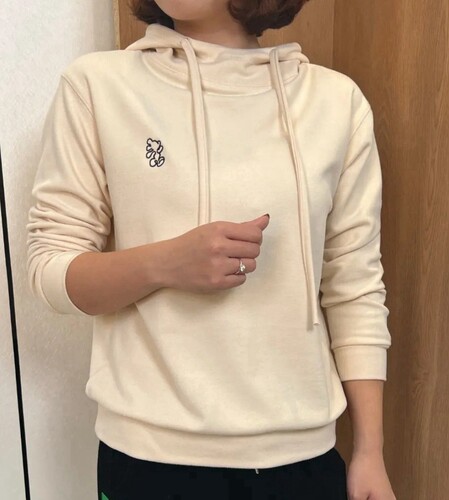 双面德绒内搭卫衣女2025冬装新品百搭神器帽衫加厚保暖连帽打底衫 - 图2