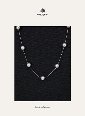 Q姐“满天星”  法式轻奢气质多种叠戴毛衣链 27S005