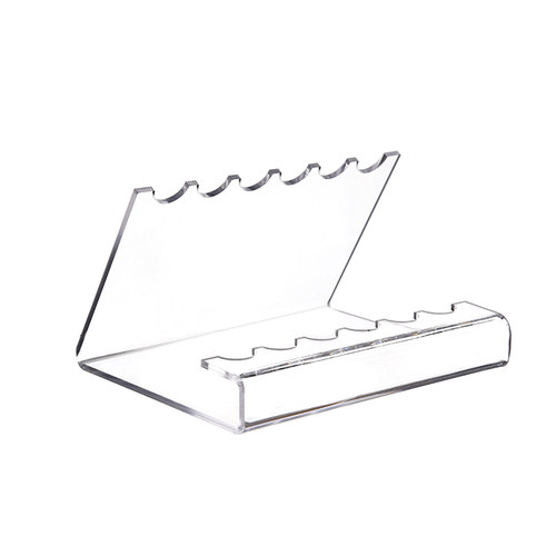 亚克力钢笔展示架眉笔圆珠笔水彩笔架化妆品架眼线多功能陈列架子 - 图3