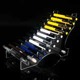 Акриловая прозрачная ручка-роллер, карандаш для бровей, стенд, шариковая ручка