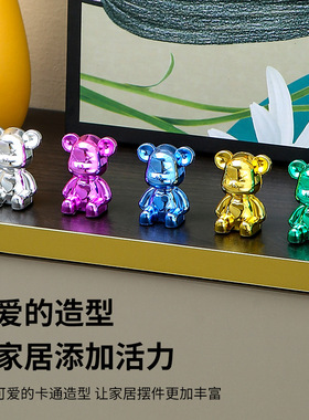 暴力熊地摊套圈客厅汽车摆件家居电视柜桌面装饰乔迁新居礼品