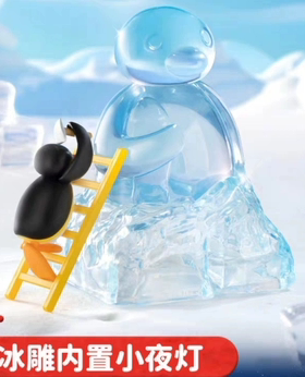 可爱小夜灯pingu小夜灯桌面客厅宿舍送礼物小夜灯企鹅夜灯课室可