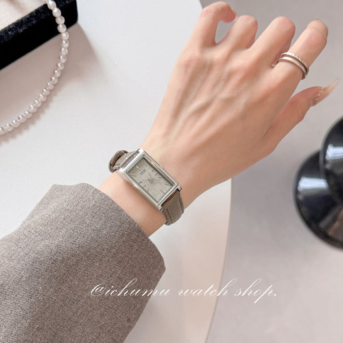 初目iChumu手表女高级感皮带表方形石英表极简风女士女款2025新款 - 图3