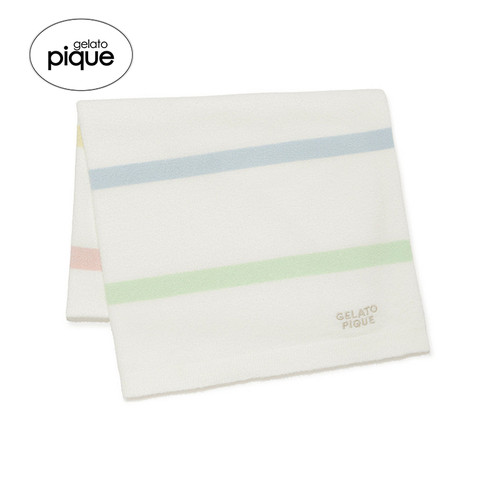gelato pique26春夏新品女毯子奶昔彩色条纹盖毯居家PWGG261709 - 图1