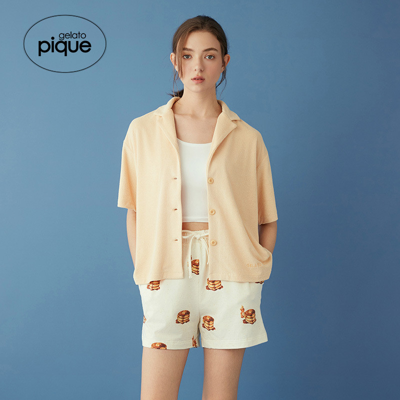 gelato pique秋冬女睡裤甜甜圈蛋糕松饼短裤居家PWCP244317,淘宝优惠券,粉丝福利购,淘宝优惠卷