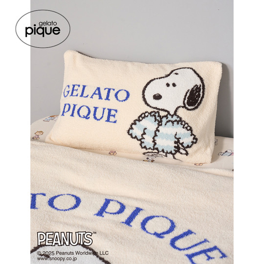 gelato pique25秋冬新品枕套半边绒史努比联名睡眠床品PSGG255844
