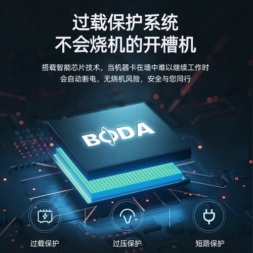 博大长臂开槽机无刷加长杆新款长杆神器割墙水电切墙机切割机220v - 图0