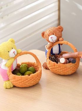 可爱玄关摆件入户门口钥匙收纳