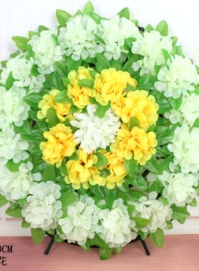 清明节上坟祭祀用品墓扫墓绢花