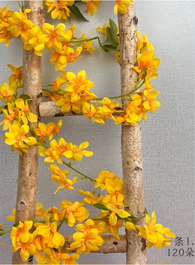 婚庆假花樱花藤条管道缠绕串花条