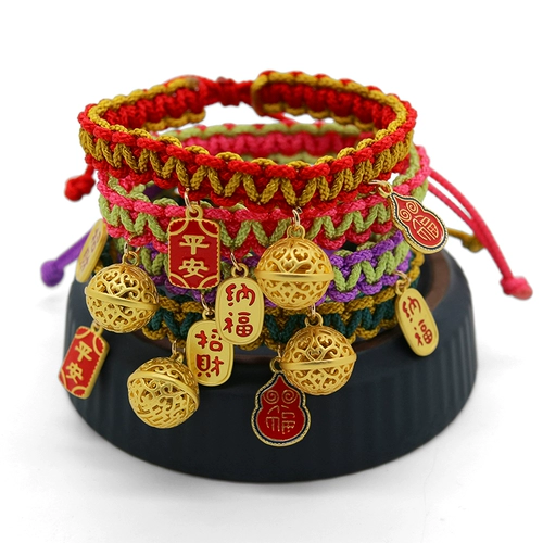 Оригинальный плетеный чокер, колокольчик, защитный амулет, браслет из красной нити, регулируемое ожерелье, цепочка, кошки и собаки