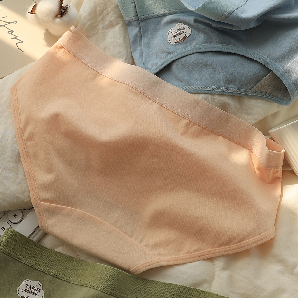 【升级7A抑菌】女士内裤女纯棉抗菌女生无痕中腰全棉裆少女短裤头,淘宝优惠券,粉丝福利购,淘宝优惠卷