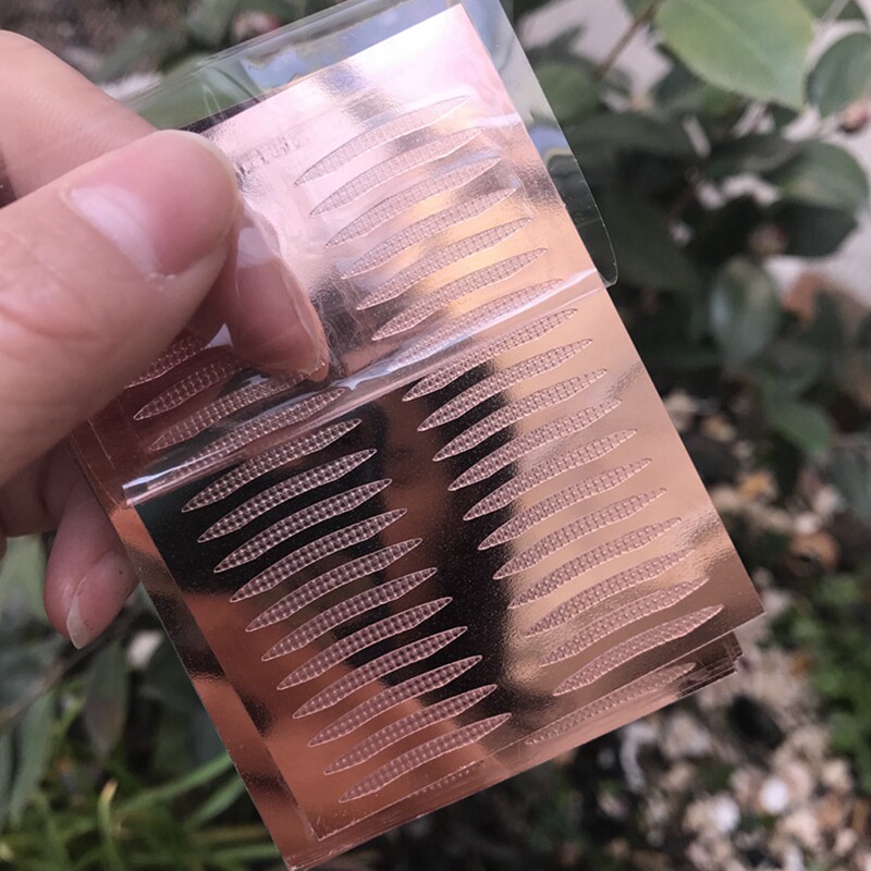 涵贝尔内双玫瑰金底单面尖角双眼皮贴肿眼泡美目眼皮贴10张360贴 - 图1