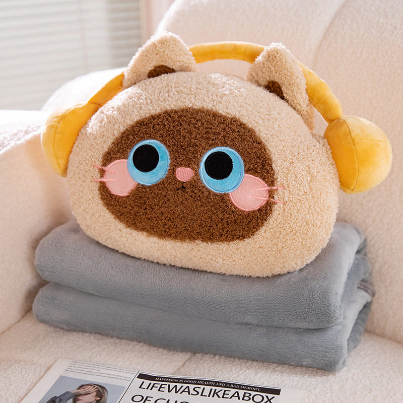 抱枕被子两用空调毯子三合一折叠沙发车载睡觉靠枕办公室午睡枕头,淘宝优惠券,粉丝福利购,淘宝优惠卷