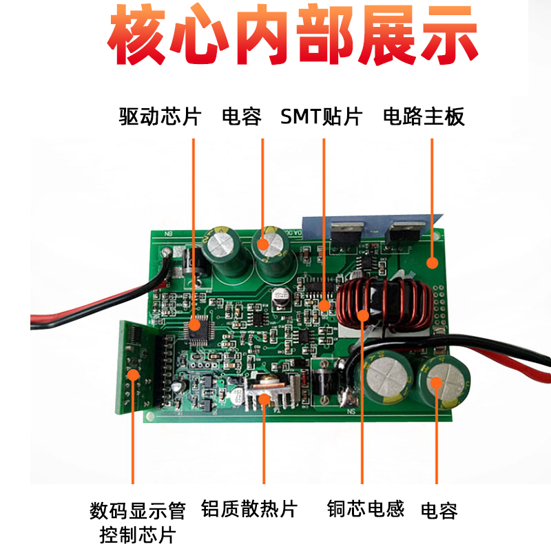 MPPT升压电动车改装太阳能冲充电器36V48V60V72V铅酸锂电300W通用 - 图0