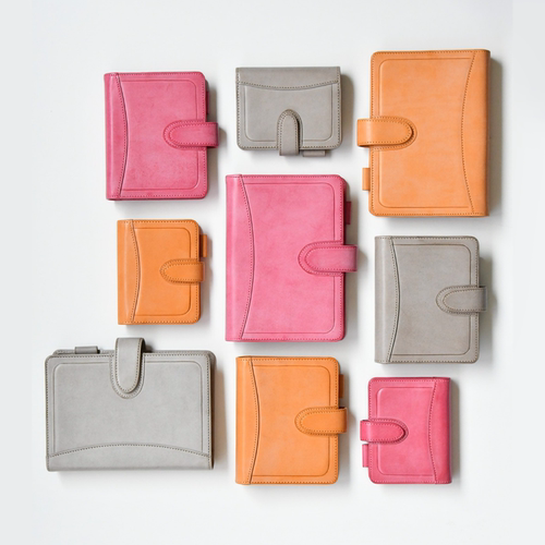 日本Davinci 达芬奇Roroma Hook限定色手账本肉肉马按扣式真皮本 - 图0