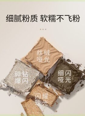 akf官方店官网眼影vkf官方afk七色眼影盘哑光修容af高光ak