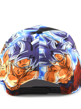 bioworld 联名款DRAGON BALL 七龙珠 孙悟空平沿帽动漫街舞嘻哈帽