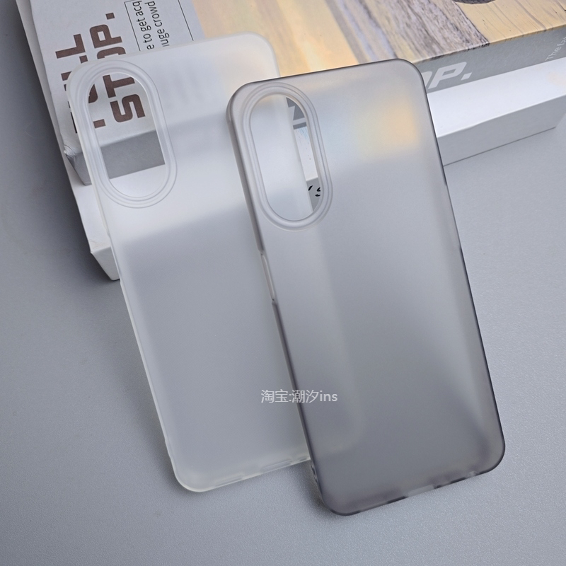 Suitable for OPPOA58 mobile phone case, new a58x protective case oppoa585g all-inclusive anti-fall silicone straight edge PHJ110 frosted transparent soft shell simple oppo5g large hole shell