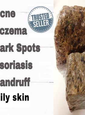Raw African black soap Ghana非洲黑皂纯天然植物清洁角质手工皂