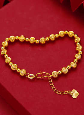 手链猫眼金珠玖鸣铜好看百搭铜