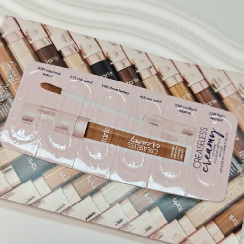 Tarte▲新款maracuja creaseless creamy遮瑕小样试色卡0.025ML*6 - 图3