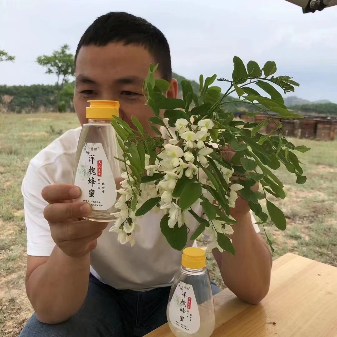 延安特级水白洋槐蜜！任家蜂业知乎任林鹏洋槐蜂蜜适合柠檬水 - 图0