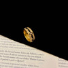 Wanxiang gold ring pure gold ring