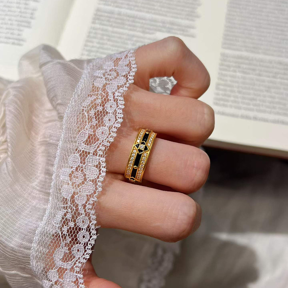 Wanxiang gold ring pure gold ring