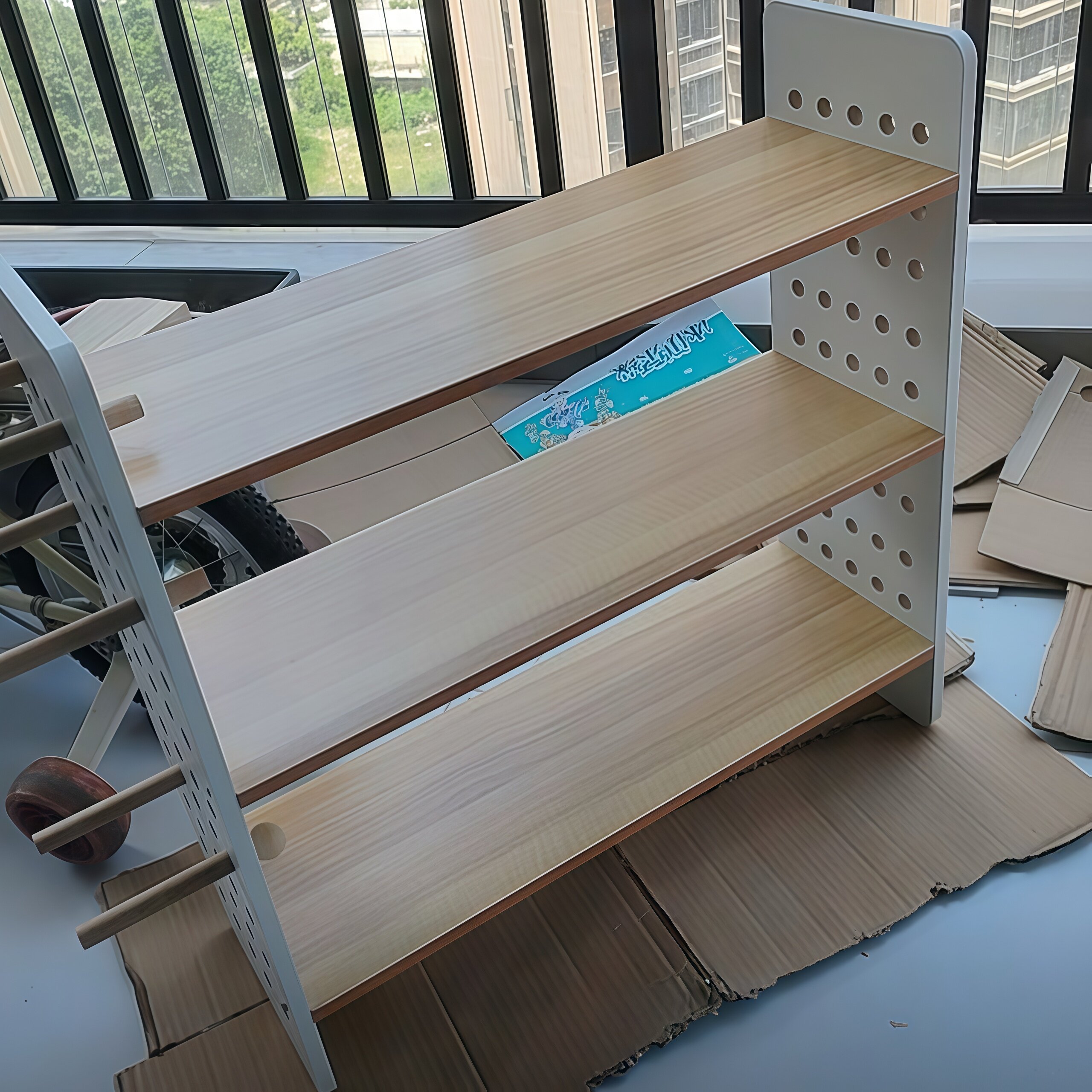 Multi-layer storage rack storage rack desktop bookshelf
